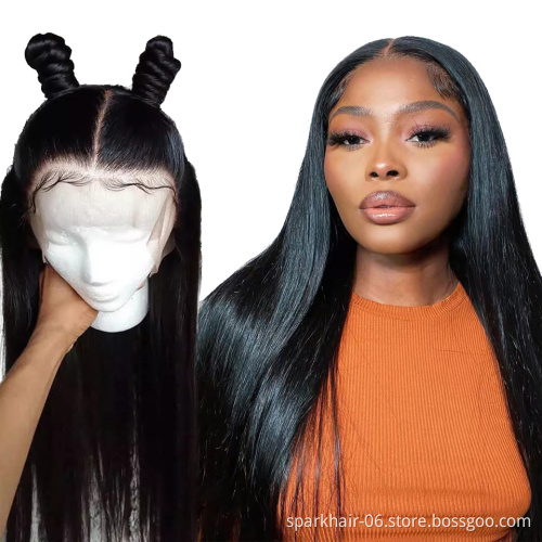 Brazilian Virgin Raw Hair Curly Water Wave 150% 180% 200% Pre Plucked Bleached Knot Hair Wigs Human Hair HD Lace Front Wig